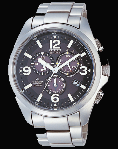 ProMaster Land Titanium Eco-Drive Radio Controlled - Citizen Horloges
